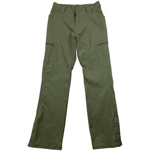 Propper Pants Mens 32x34 Green Nylon Stretch Tactical Cargo Zip Pockets **30X32*